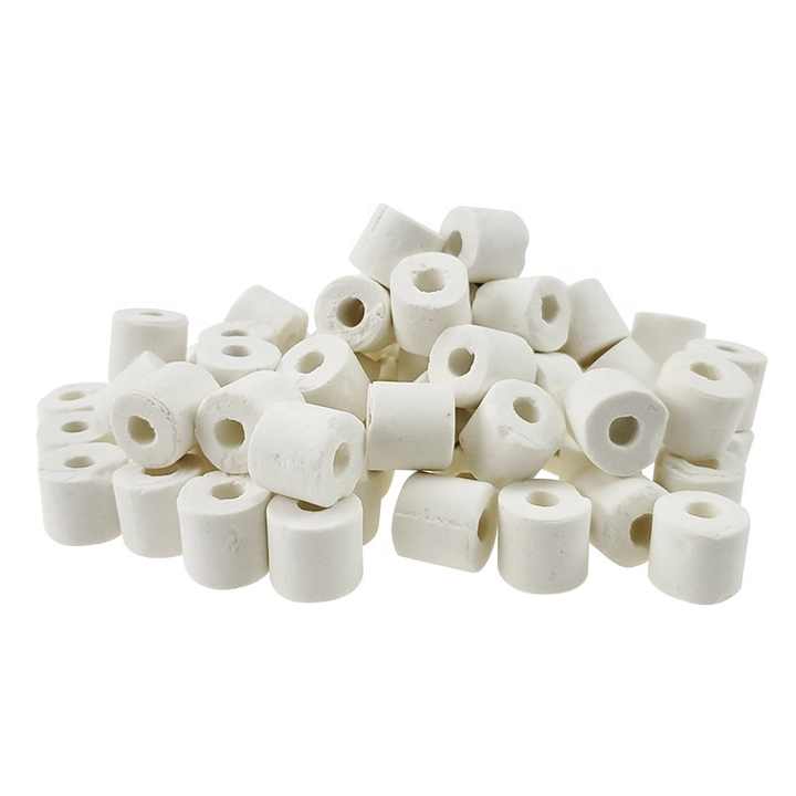 Aquarium Filter Bio Ceramic Rings 2 Lbs in Zipper Bags, Supports Biological Aquarium Filtration, Bio Ceramic Filter Media for Pond Fish Tank Canister Filter